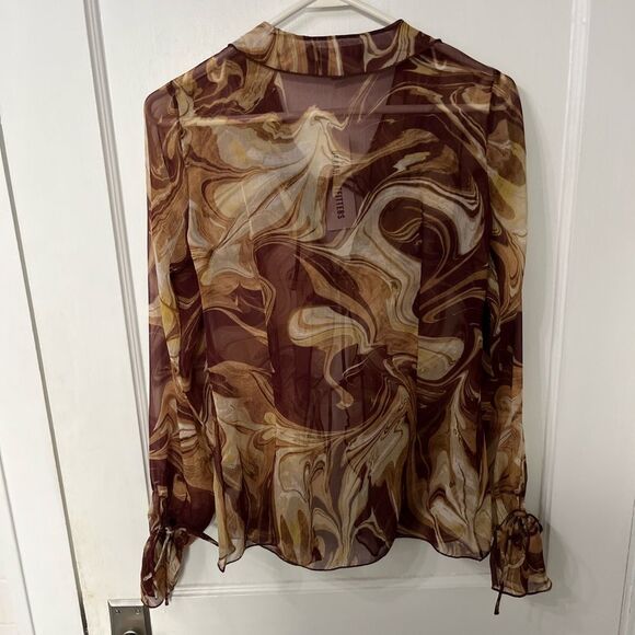 urban outfitters sheer blouse - Picture 4 of 4
